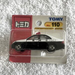 Japanese Vintage Tomica #110 Toyota Crown Police Patrol Car